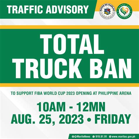 truck ban batangas city 2024